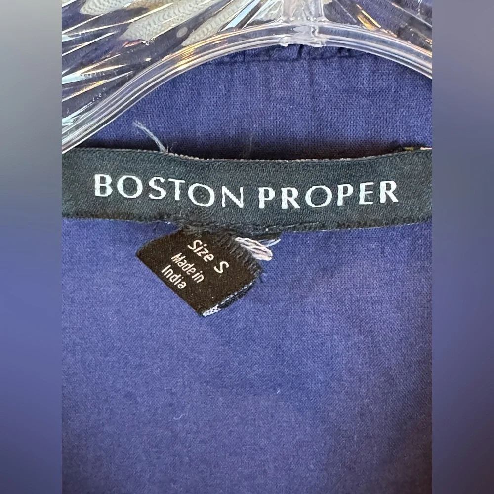 Boston Proper Tiered Sleeveless Shift Dress- Size Small - Picture 14 of 16